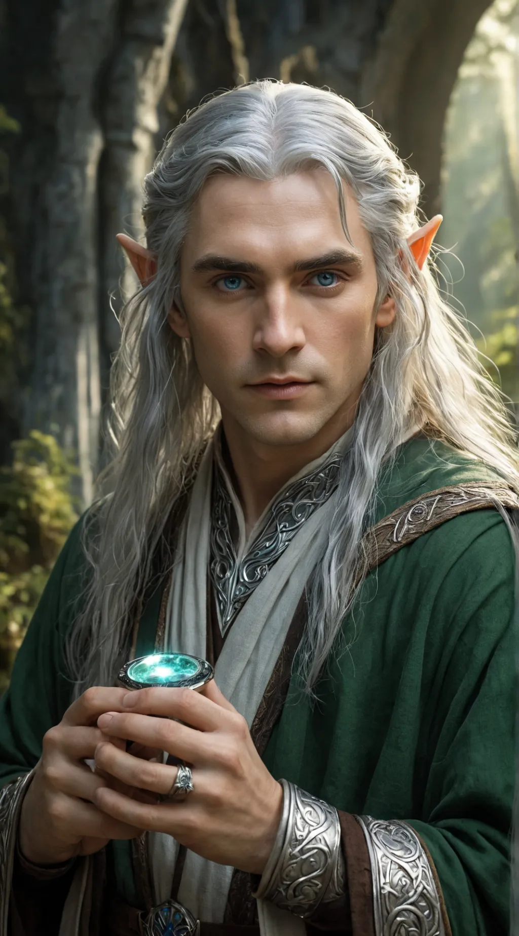 ai character: Elrond background