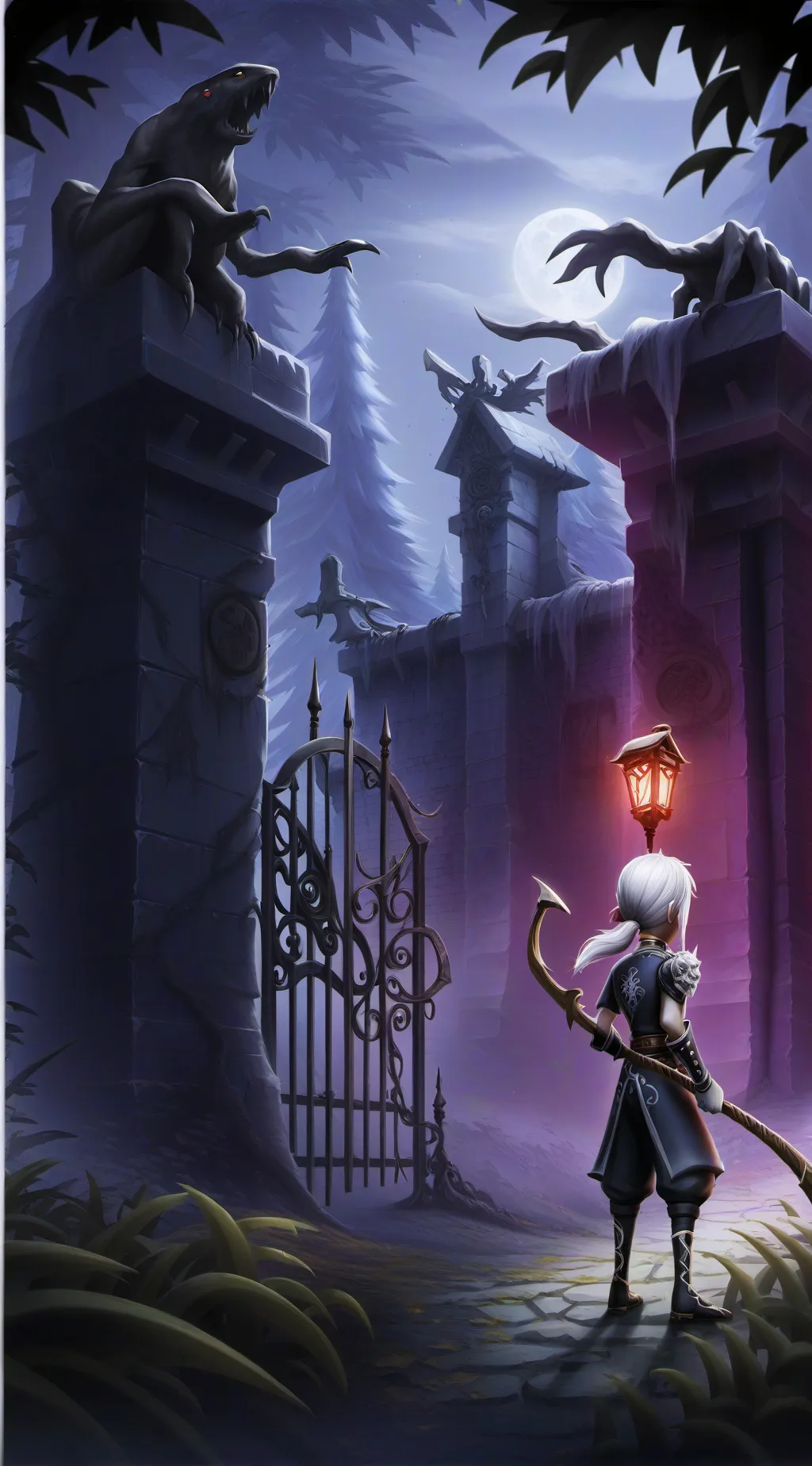 ai character: The Outdoors background