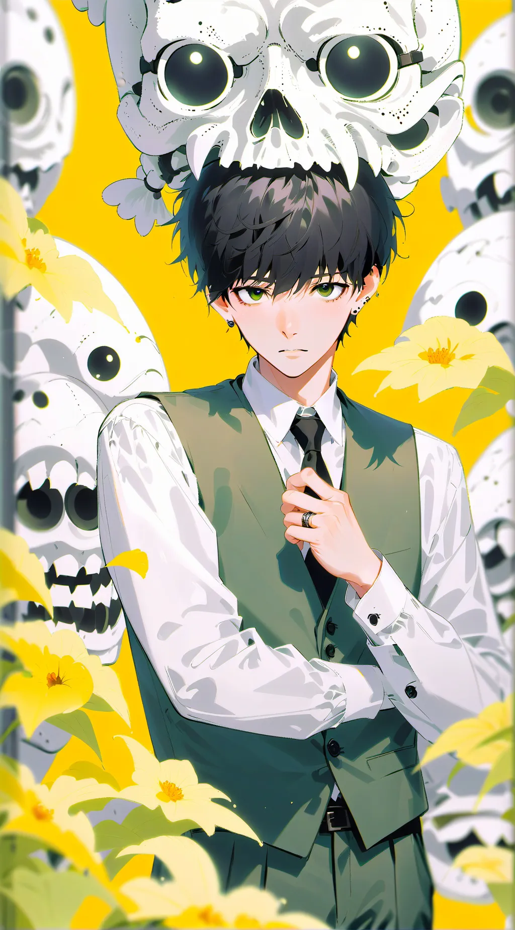 ai character: Ash background