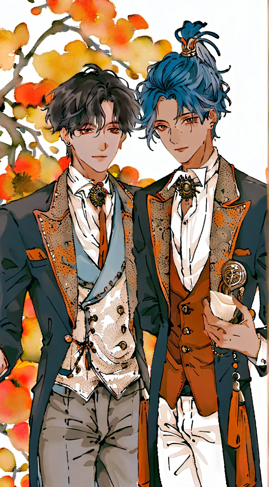 ai character: Ethan and Erin background