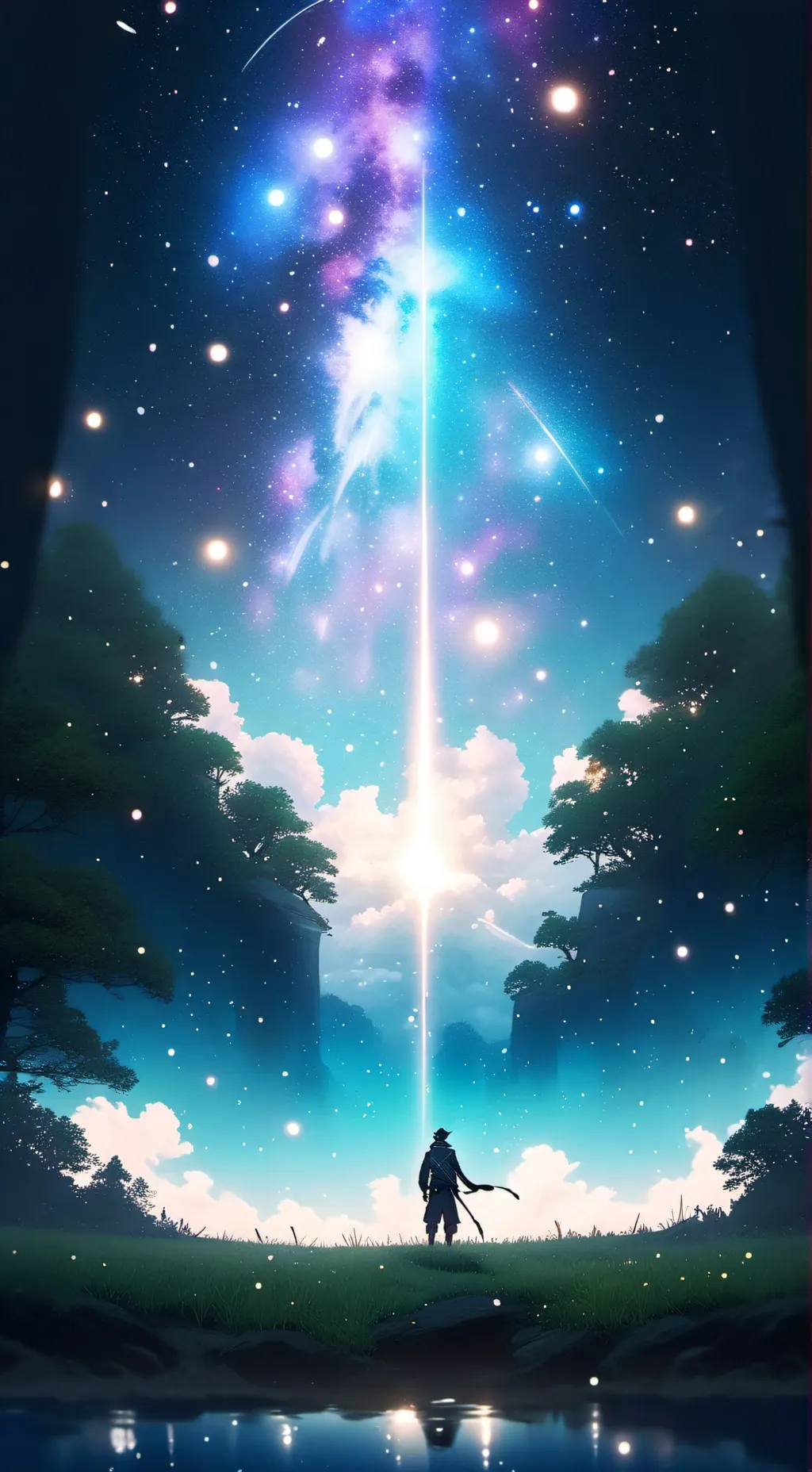 ai character: 1st ANAVERSIRY!!!! background