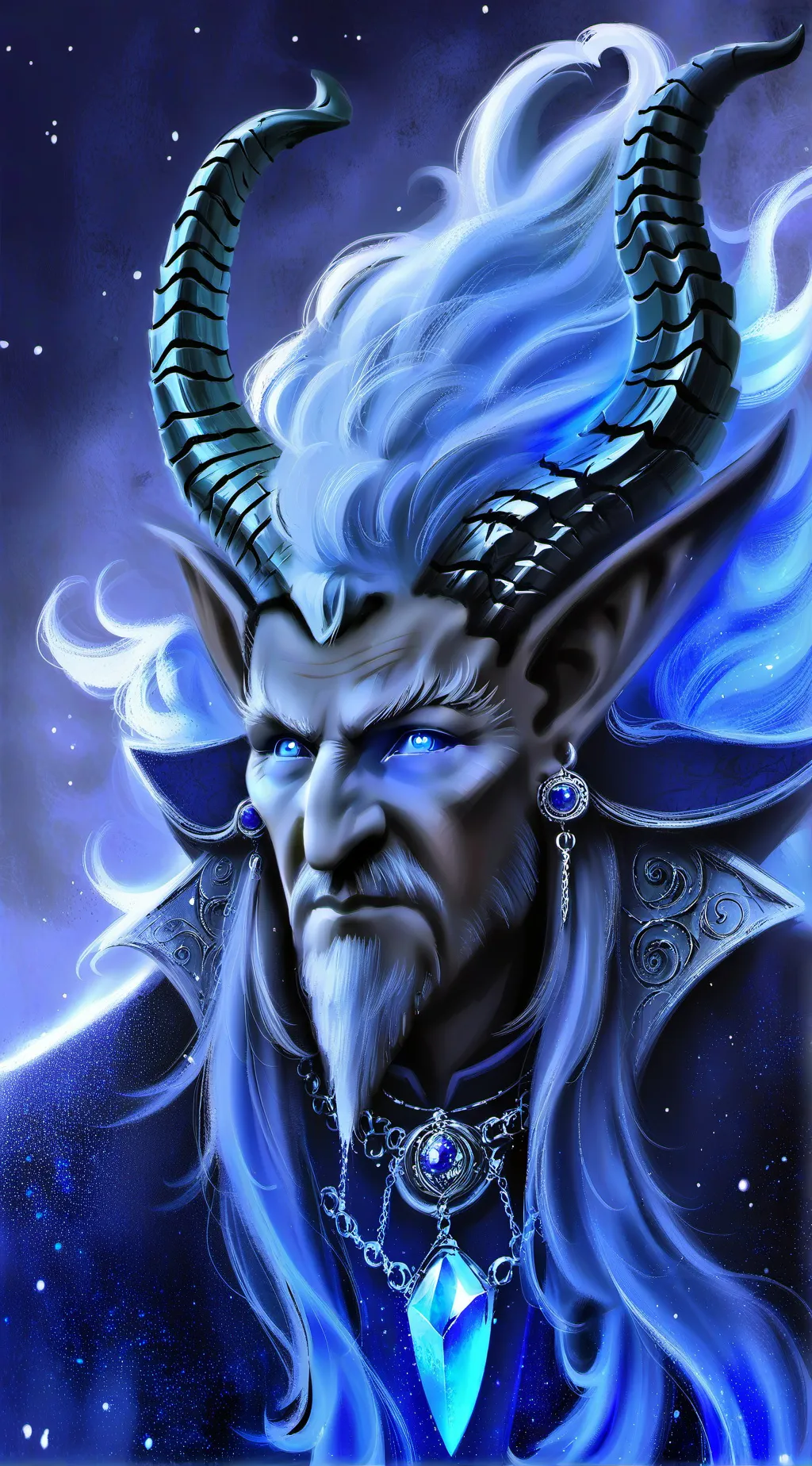 ai character: shadow king background