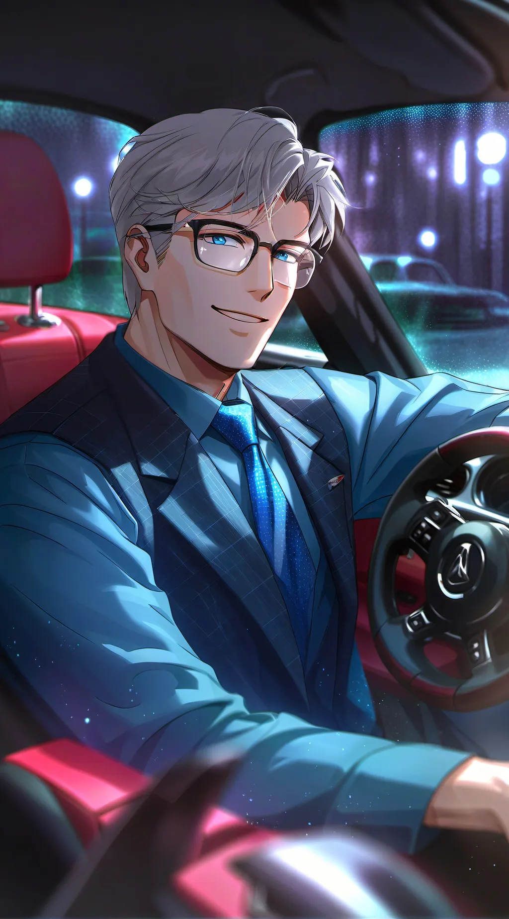 ai character: MHA X TU background