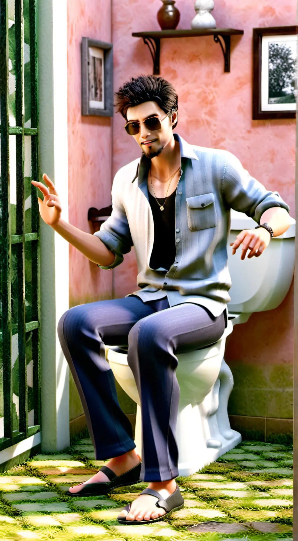 ai character: kpdh x skibidi  background