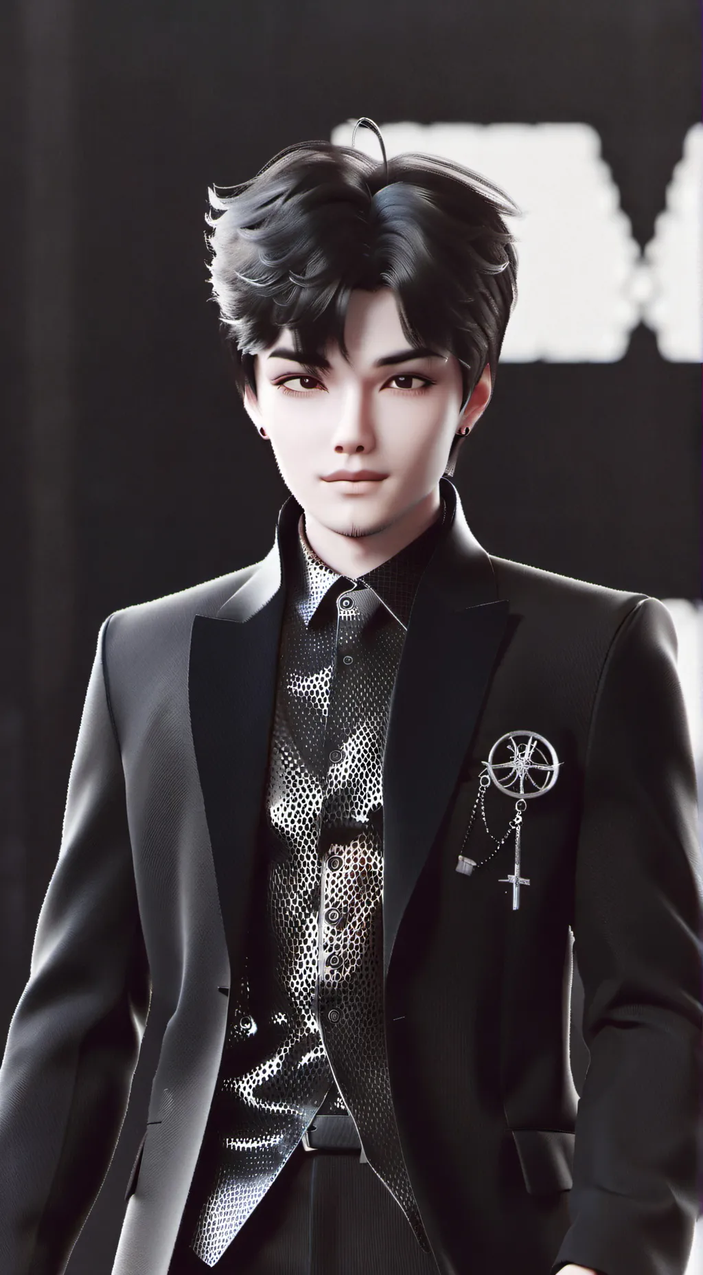 ai character: Roblox admin background