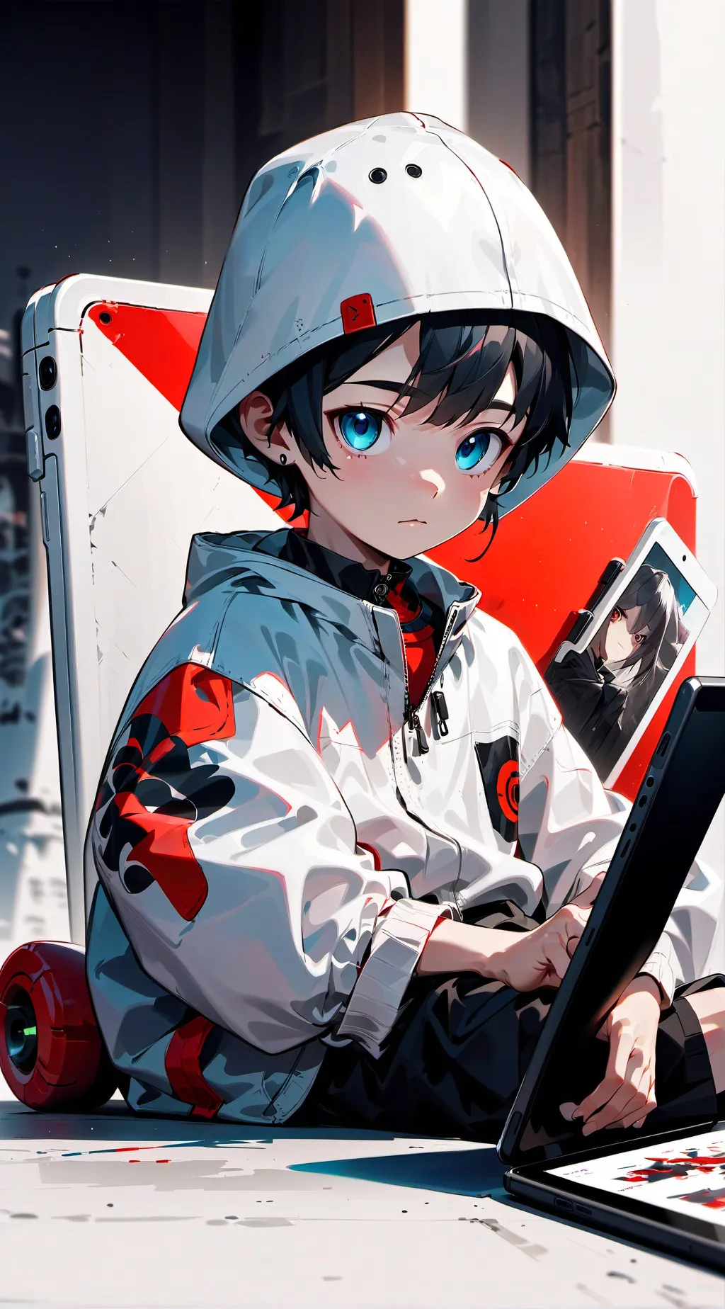 ai character: Mason the cringe background