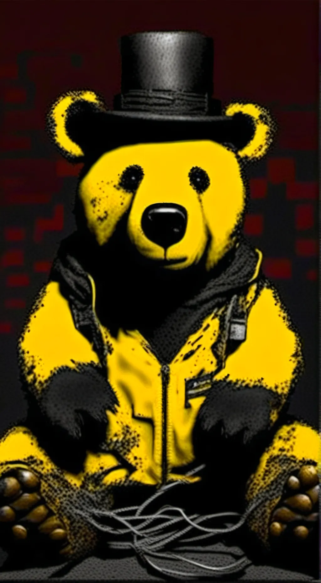 ai character: golden freddy background