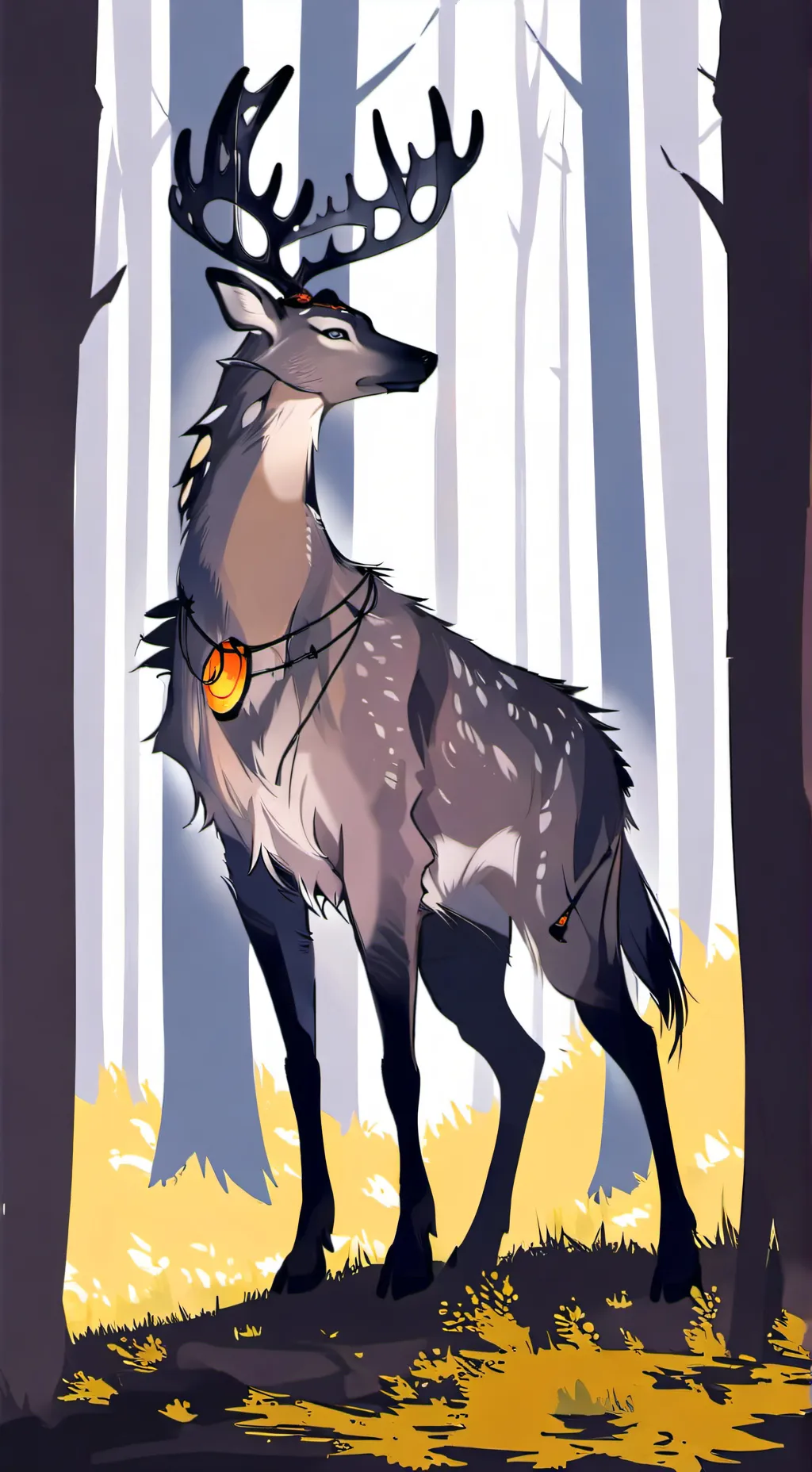 ai character: KPDH x 99NITF background