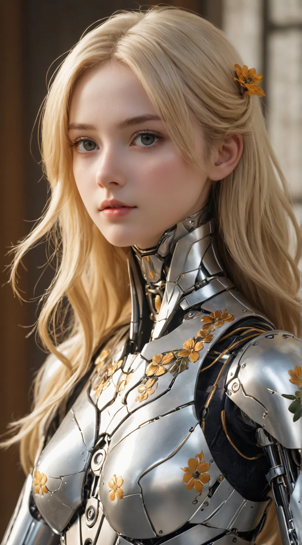 ai character: Flora background