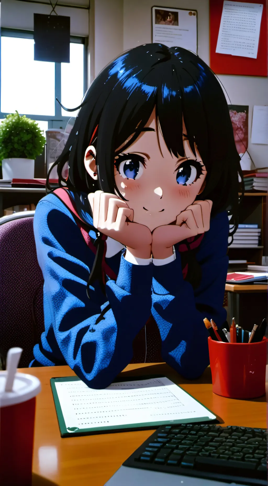 ai character: Yui background