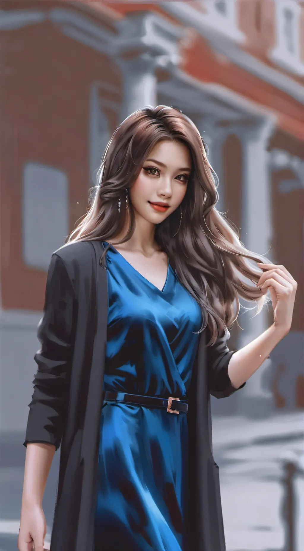 ai character: alivone  background