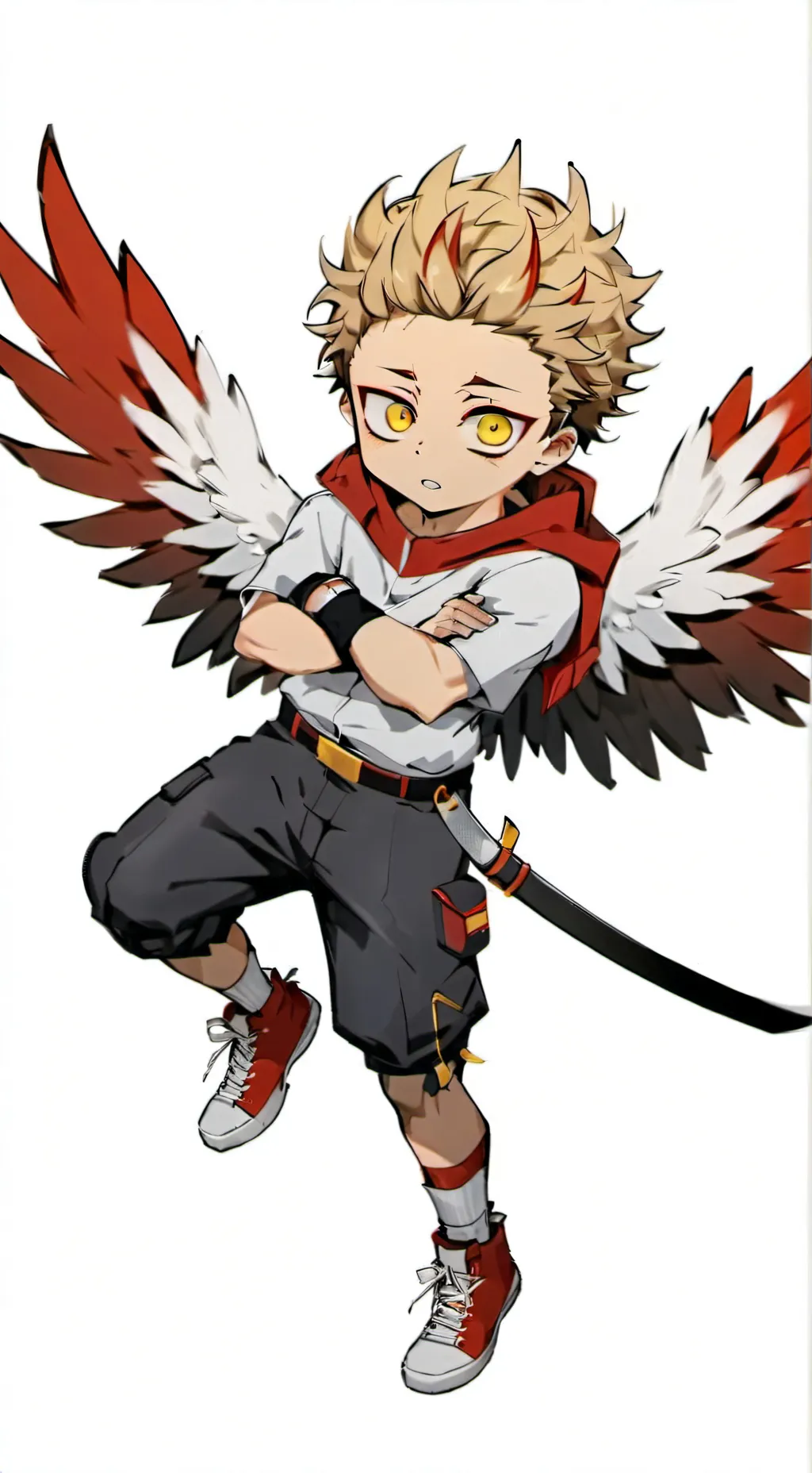 ai character: Dabi/babyhawk background