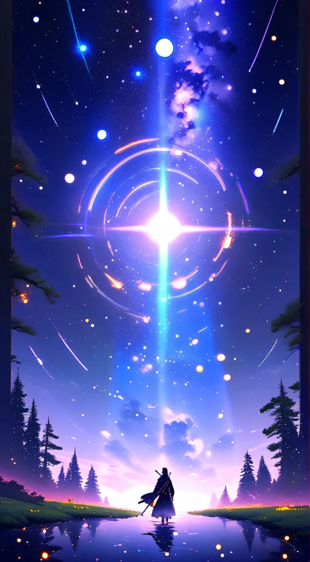 ai character: Compass (LYRICS) background