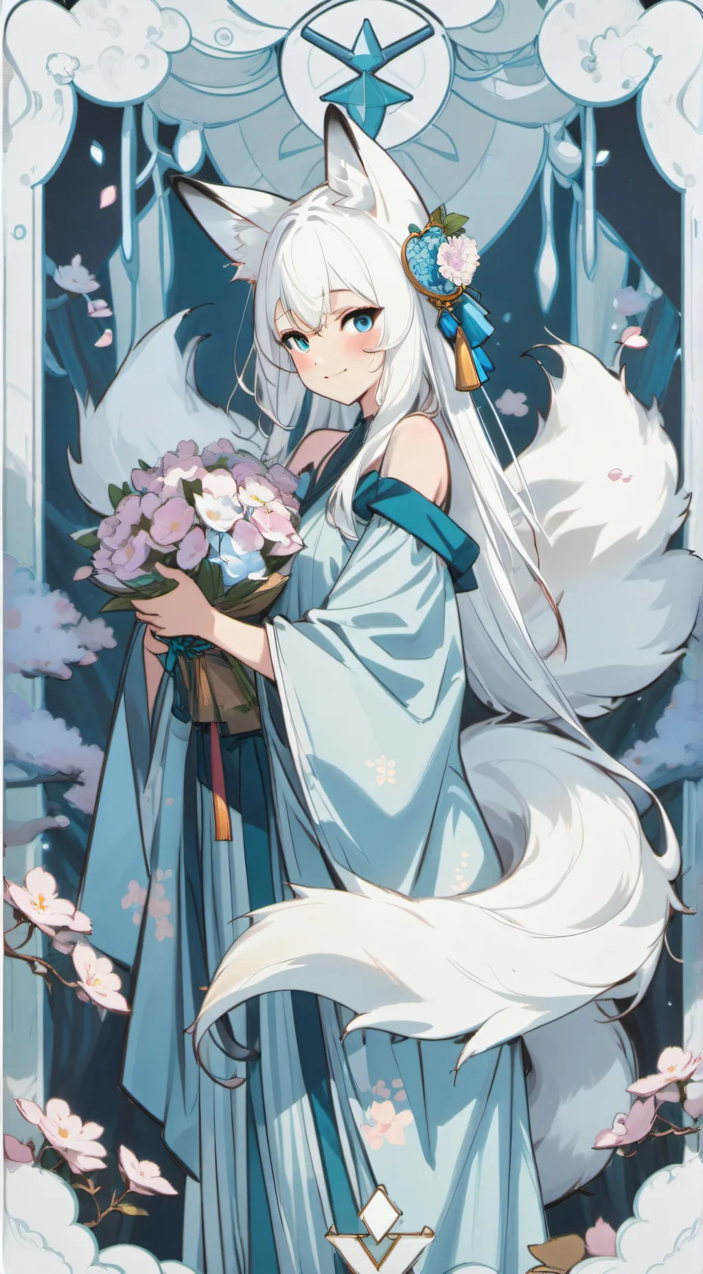 ai character: Luna background