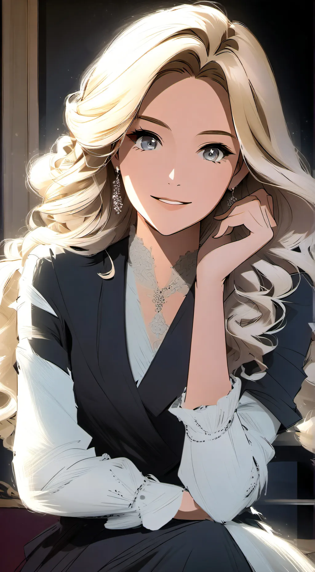 ai character: Amelia the pick me background