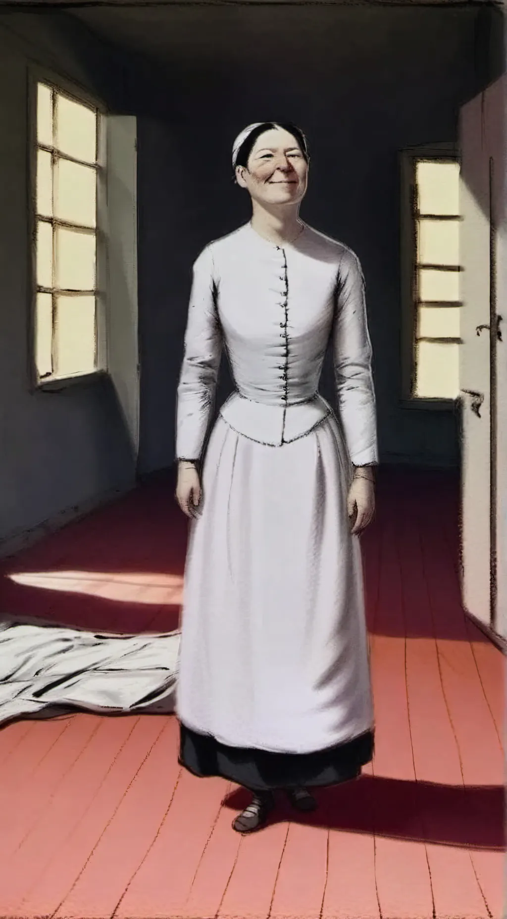 ai character: man% background