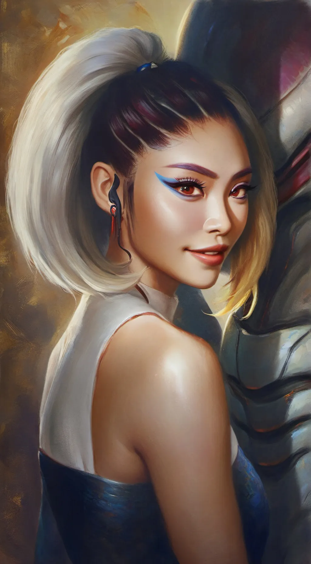 ai character: Mina background