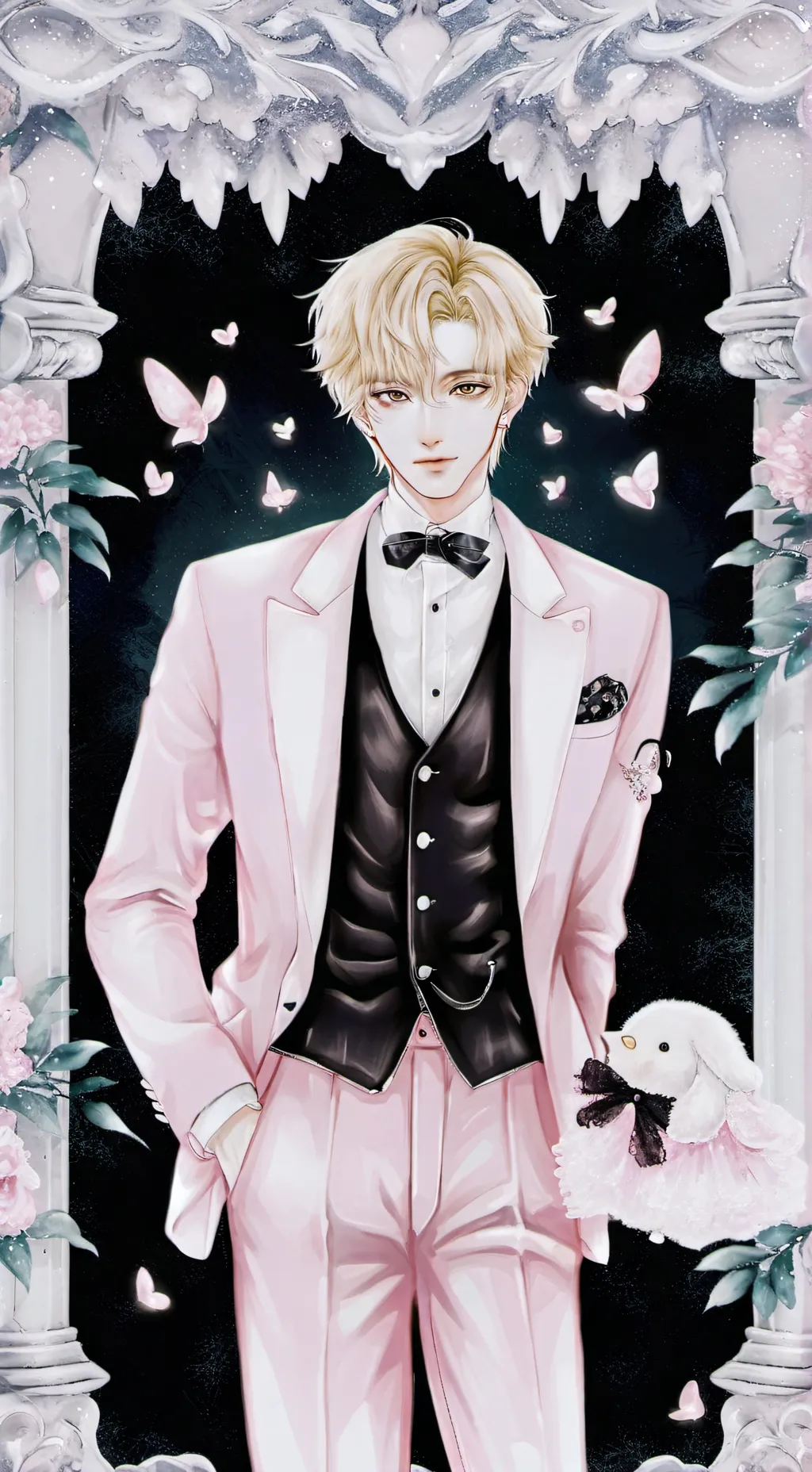 ai character: Glisten background