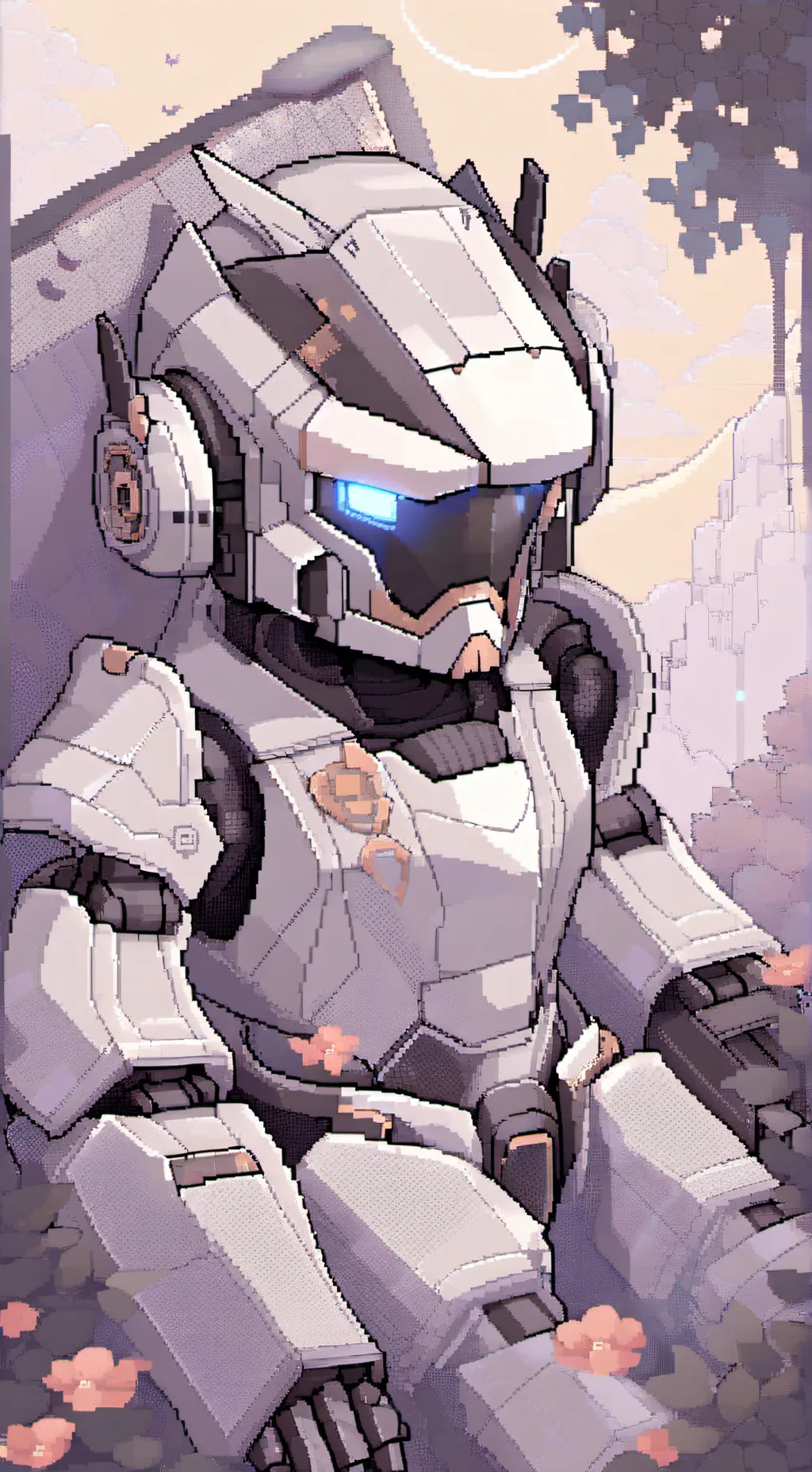 ai character: chips background