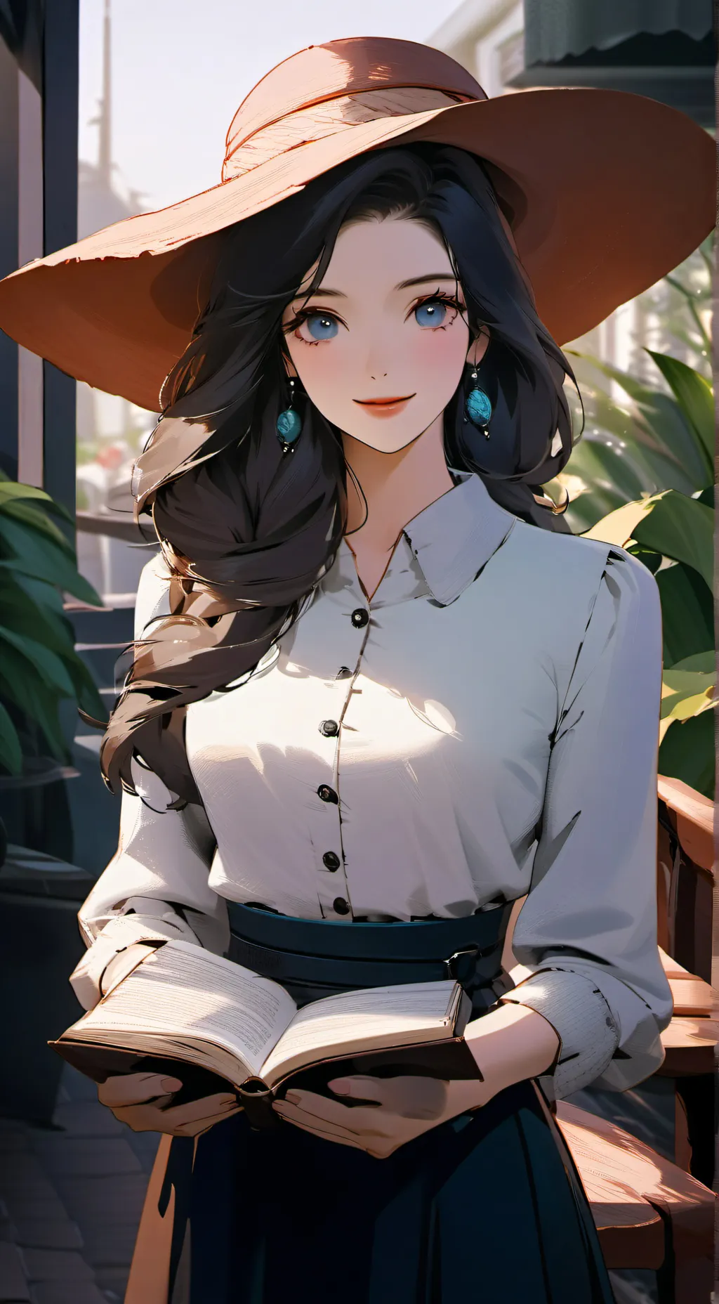 ai character: Katie Cross background