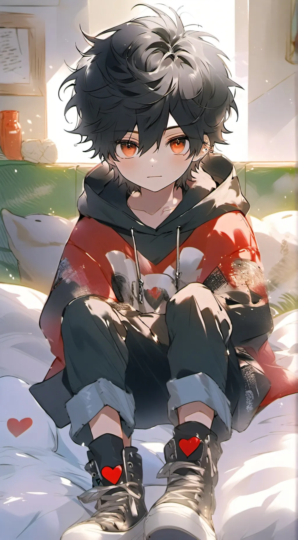 ai character: Ashy  background