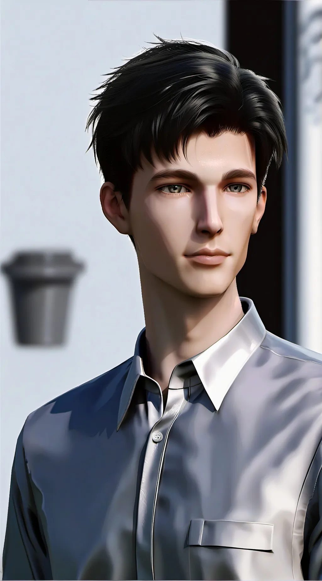 ai character: Justin background