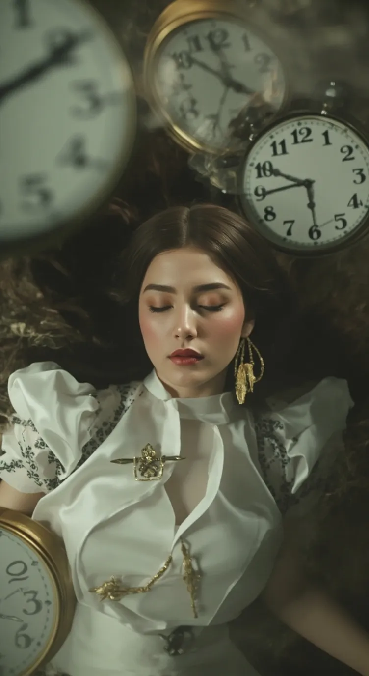 ai character: Time Colapse background