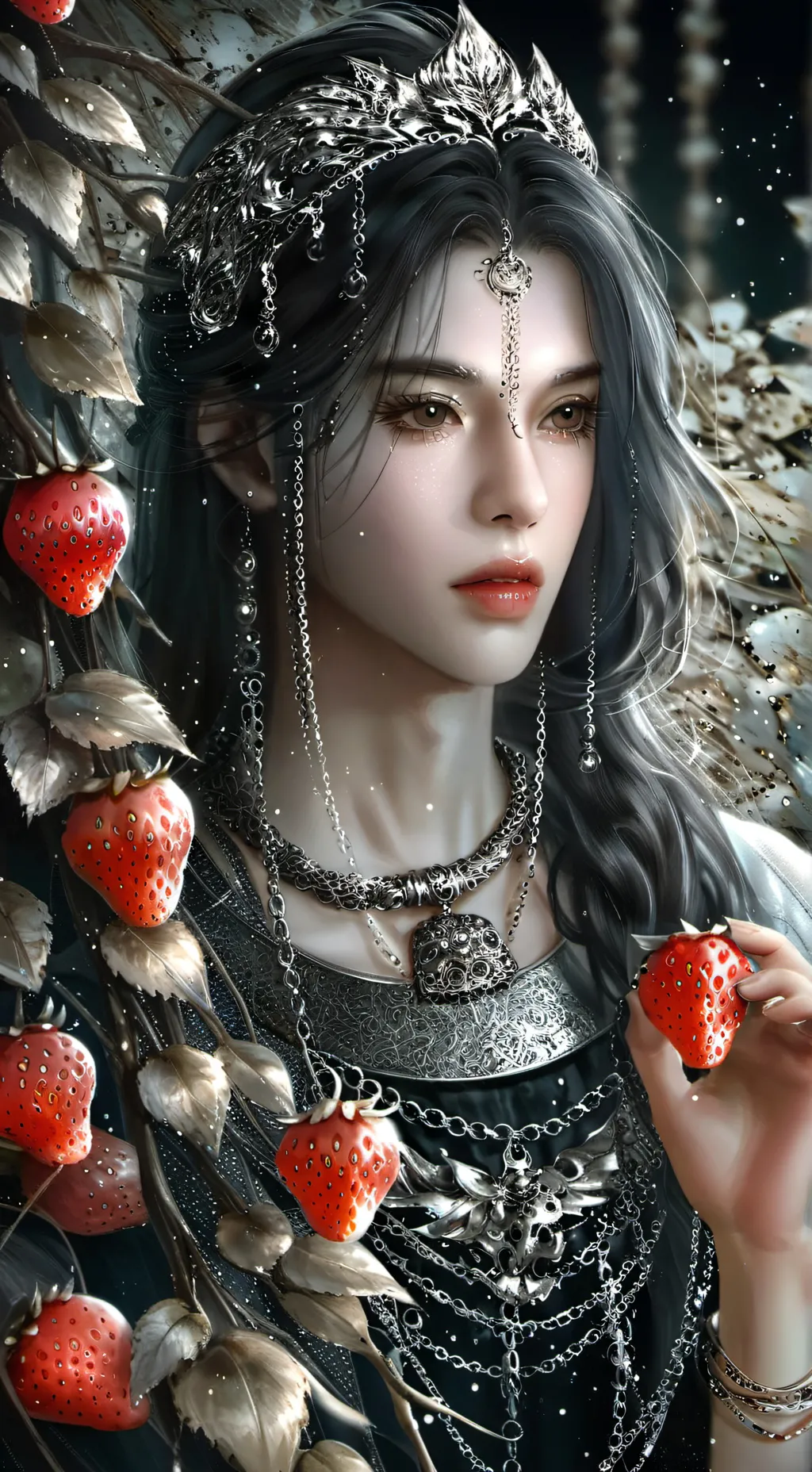 ai character: ℛ𝒾𝓋ℯ𝓃🤍🍓 background