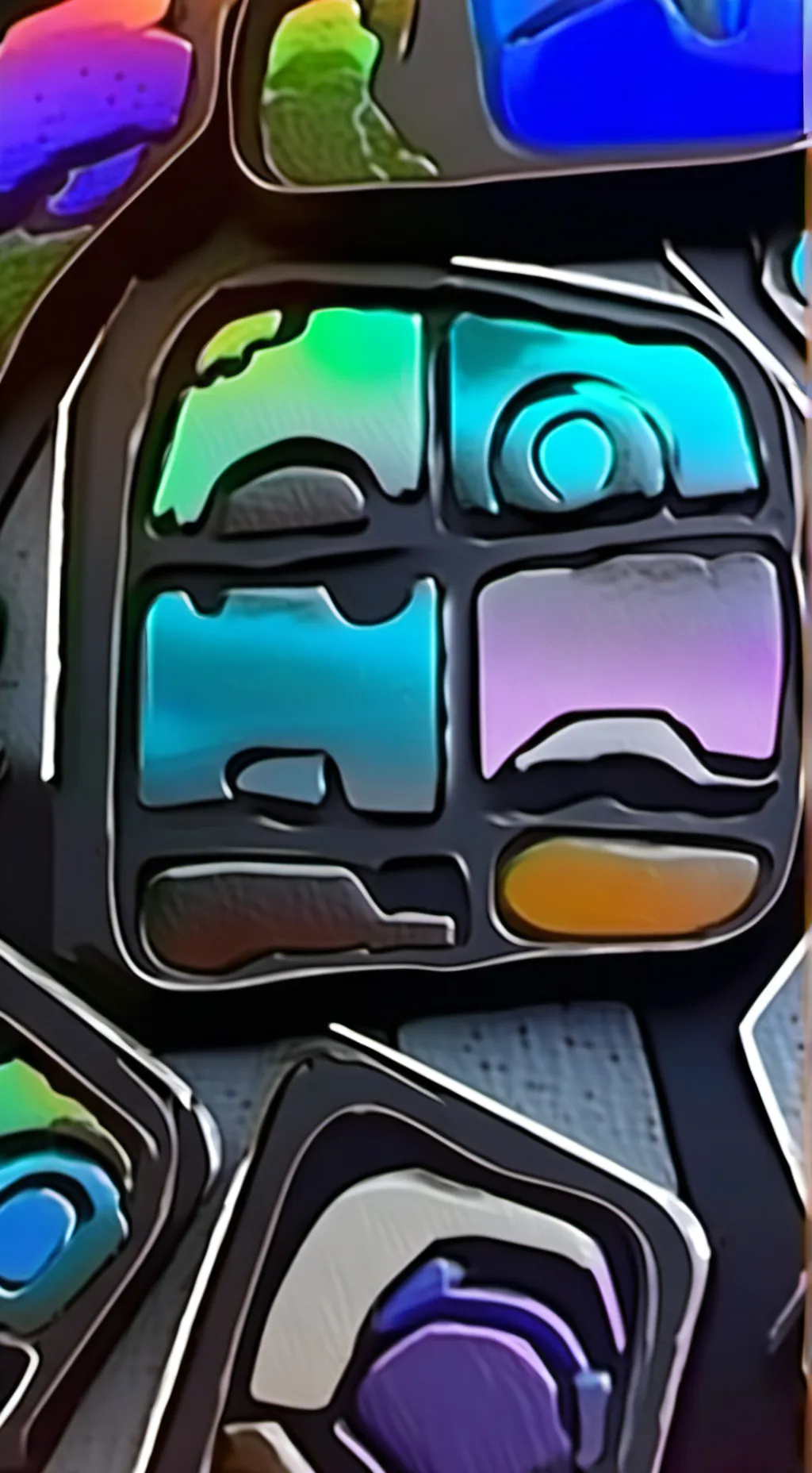 ai character: 1x4 background