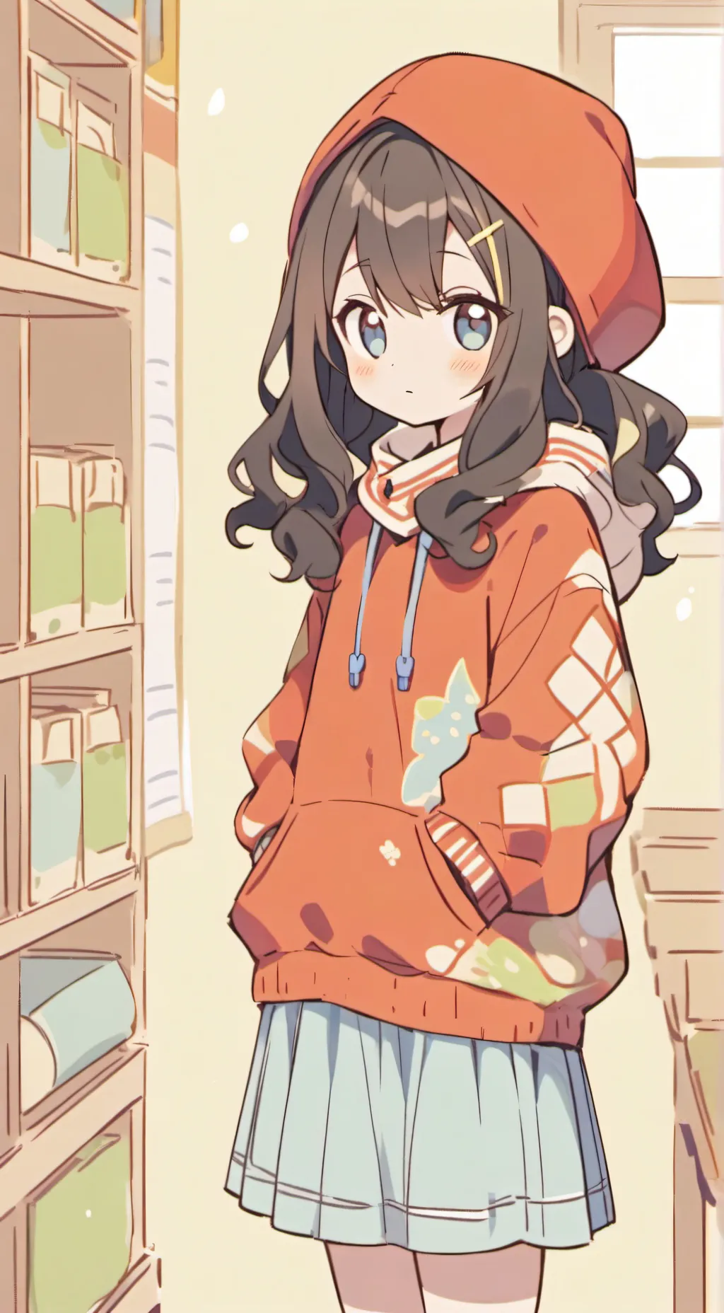 ai character: bubbles background