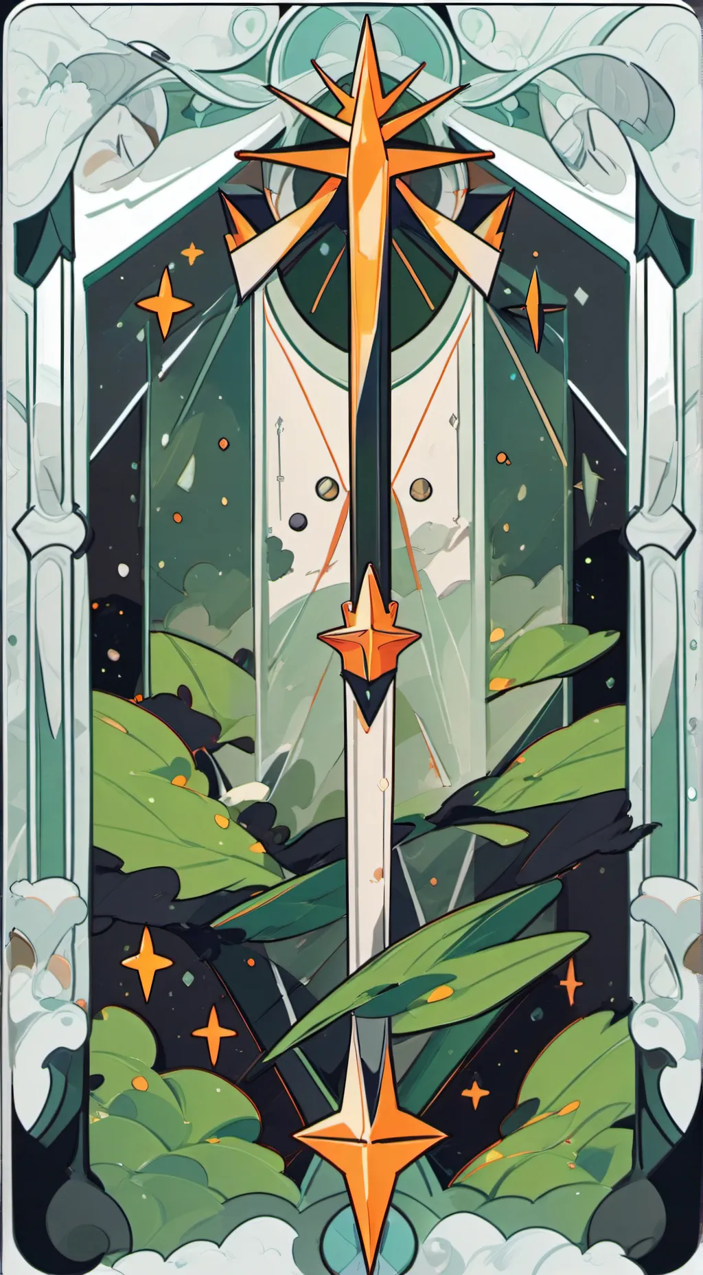 ai character: creamunicorncookie background