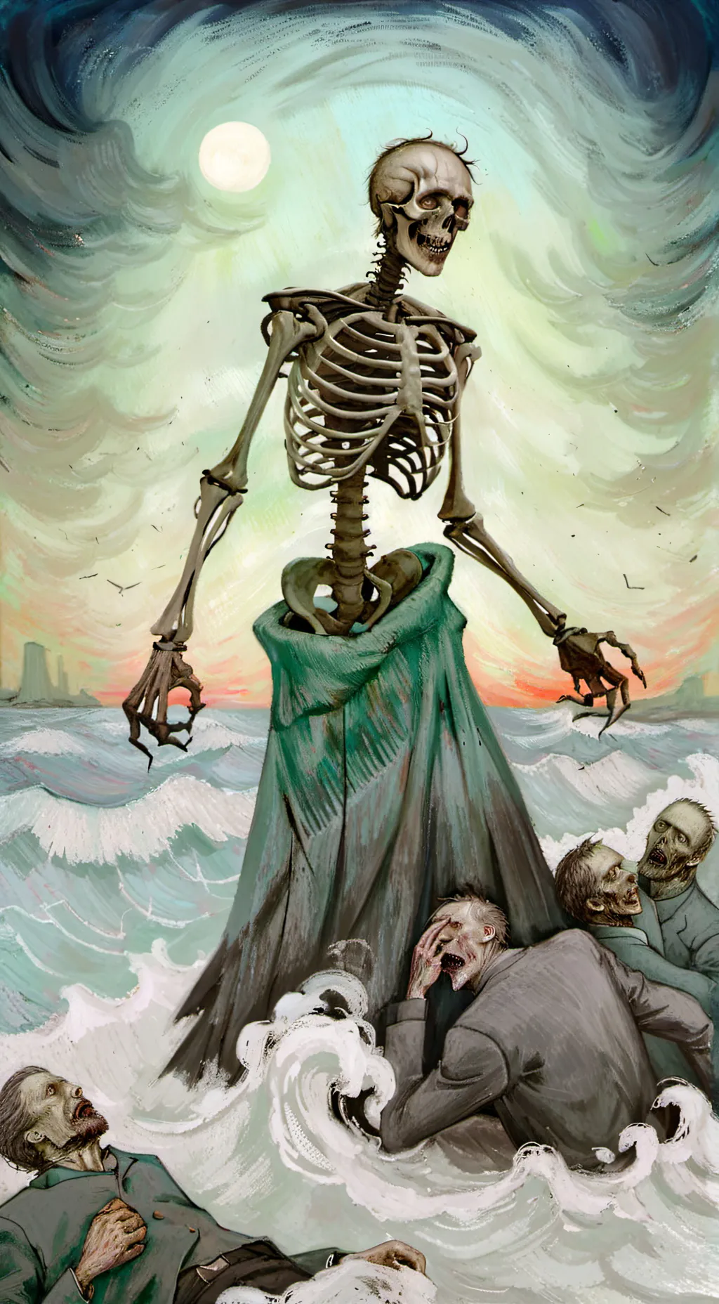 ai character: apocalipsis zombie background