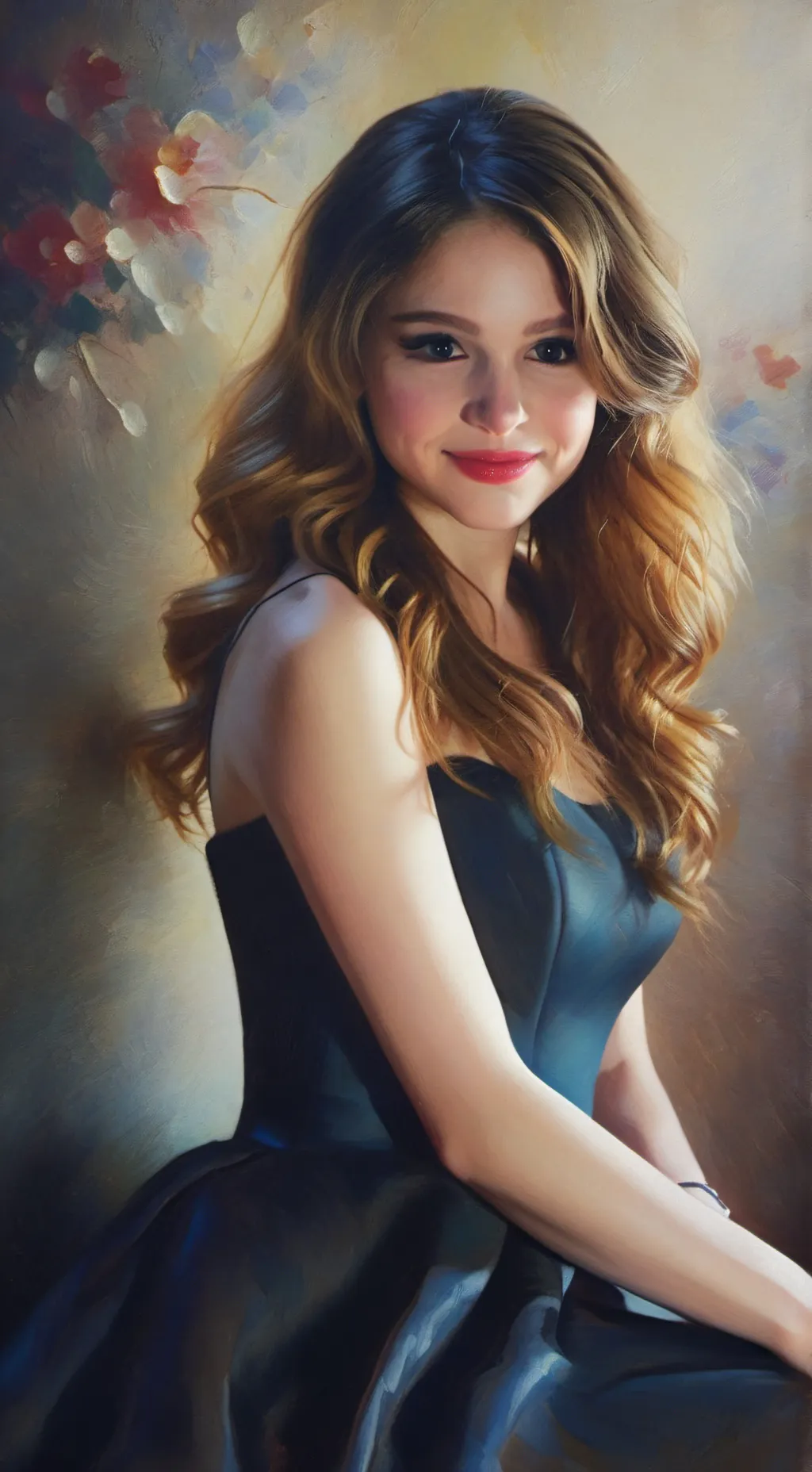 ai character: Luna (soy luna) background