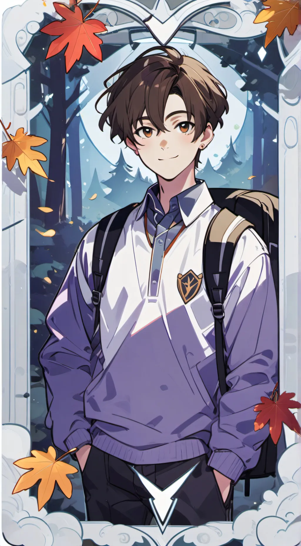 ai character: buck to school background