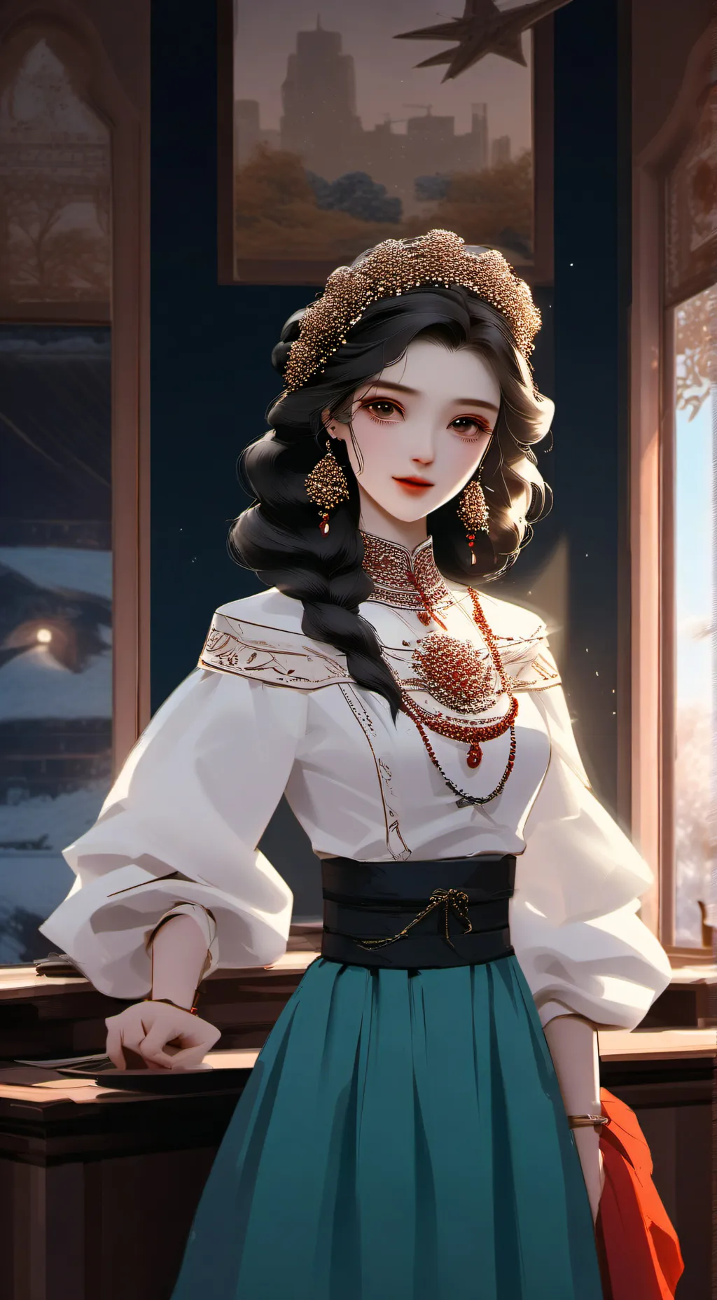 ai character: мила background