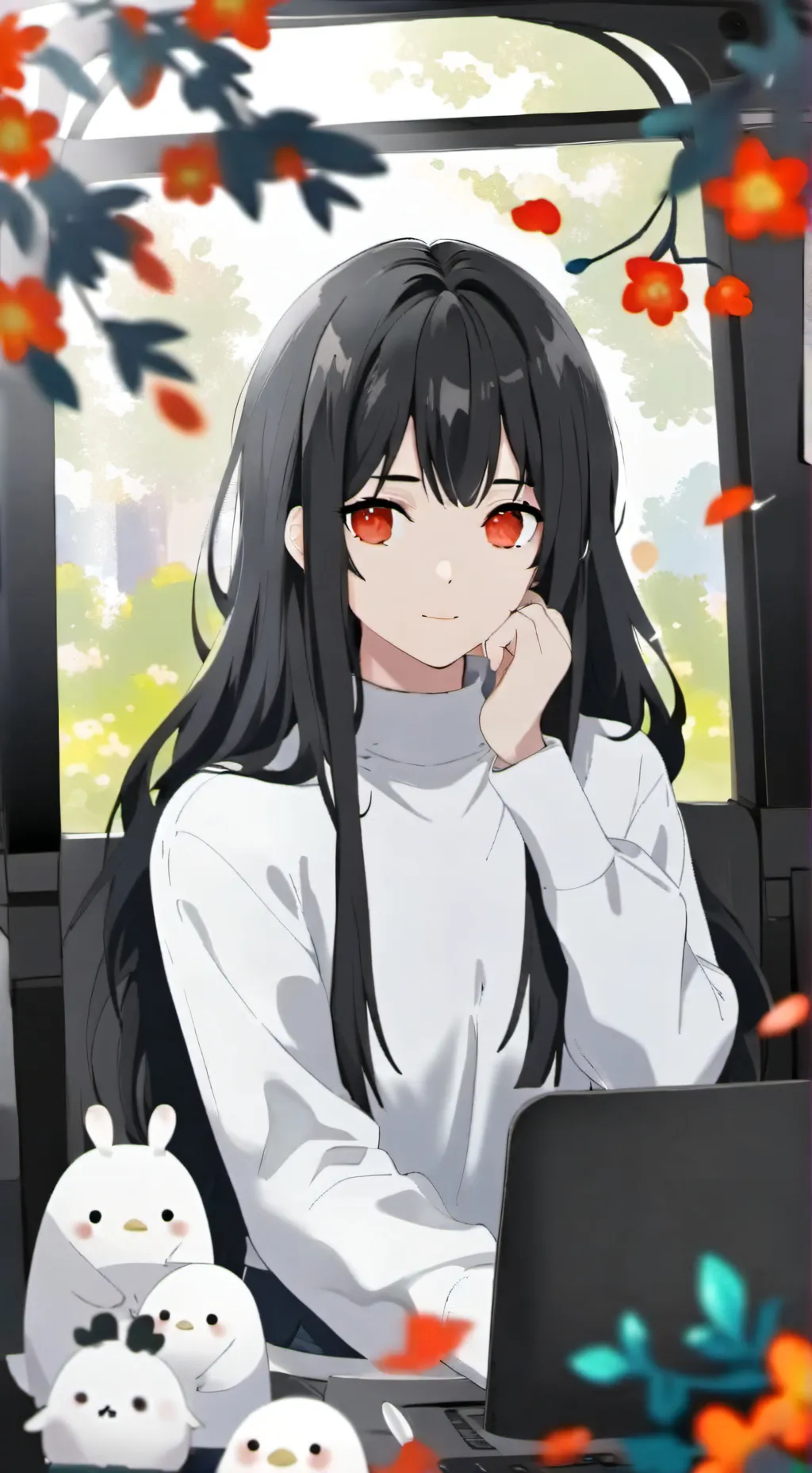 ai character: Kny love you too background