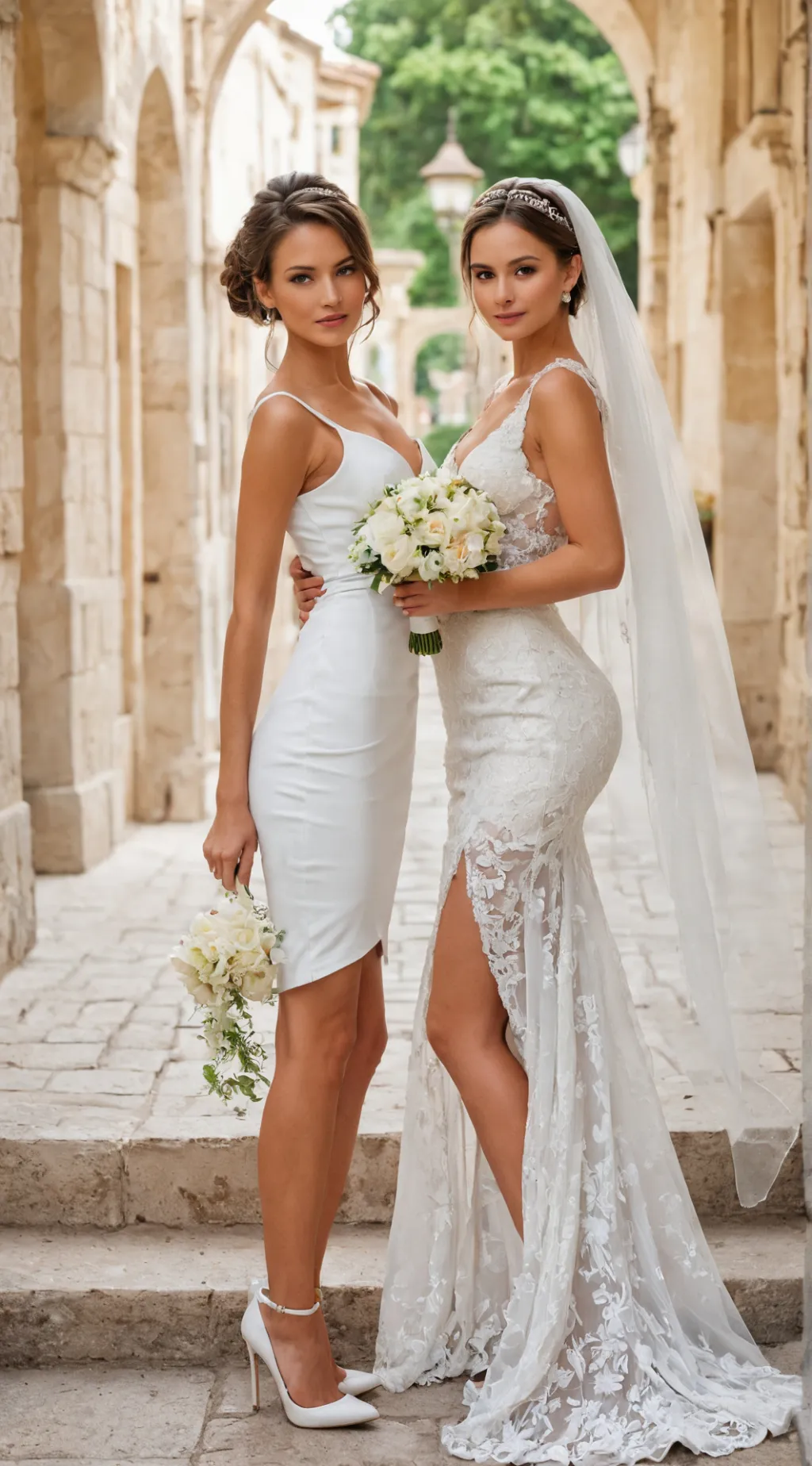 ai character: Lila and Elara background