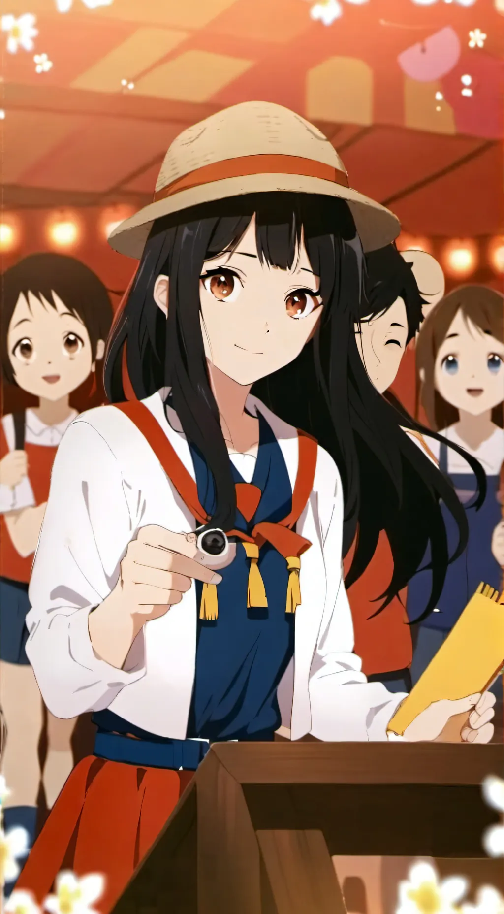 ai character: MHA Camp background