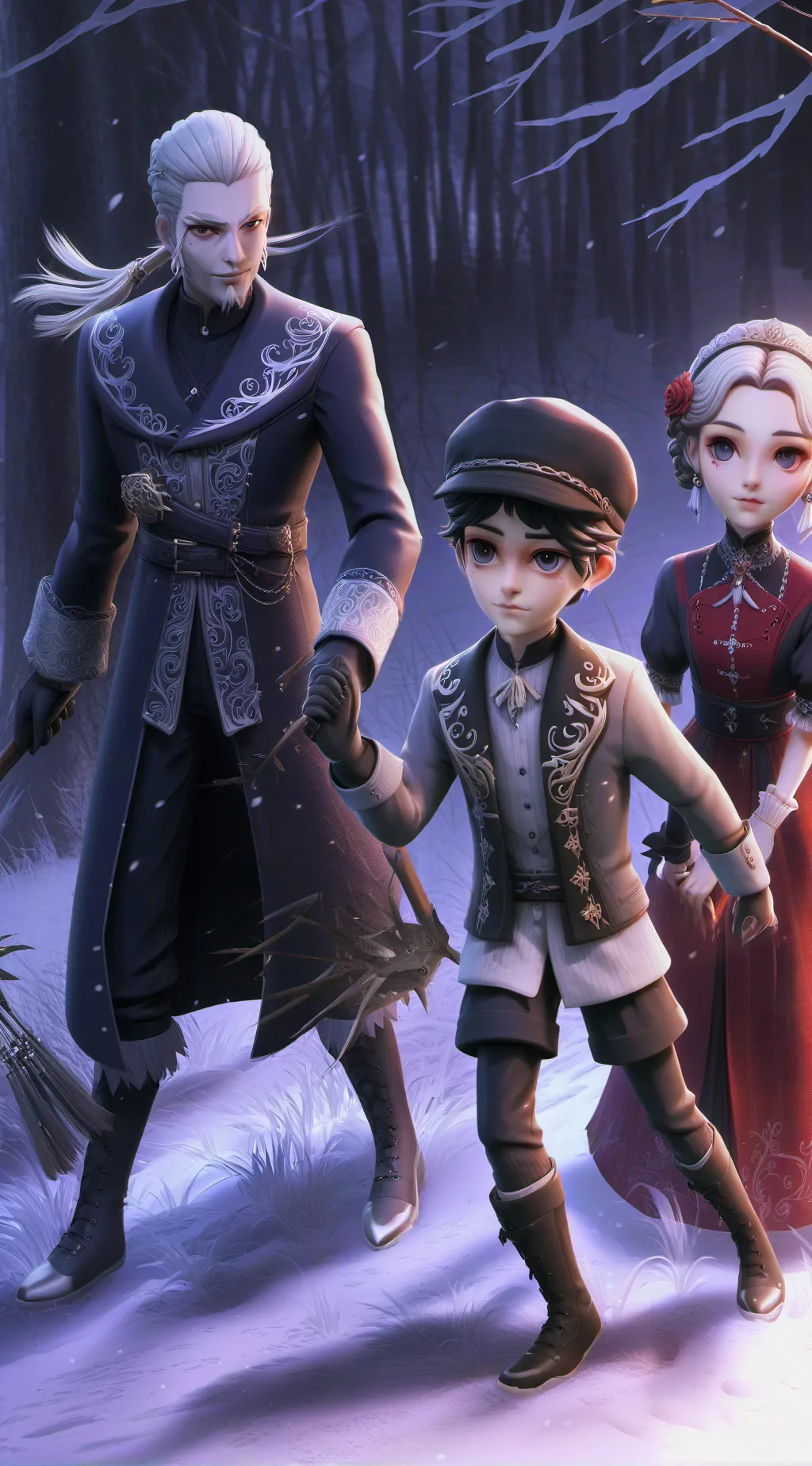 ai character: Strangers background