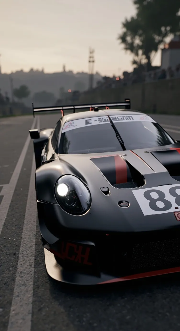 ai character: 24h Nurburgring background