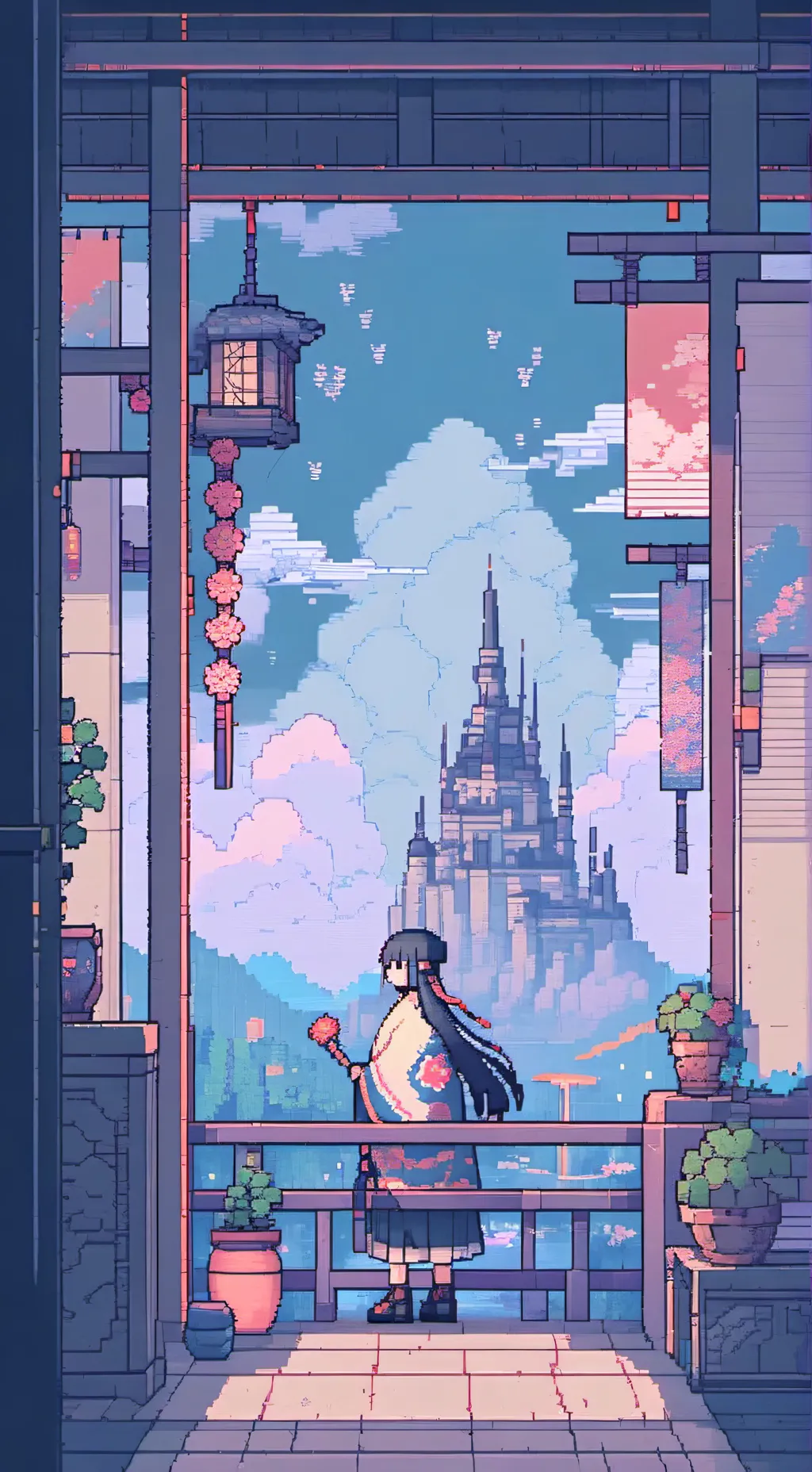 ai character: Hashira background