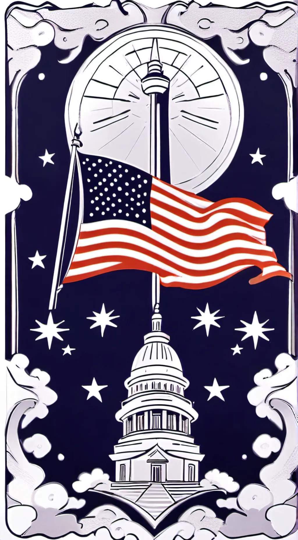 ai character: USA background