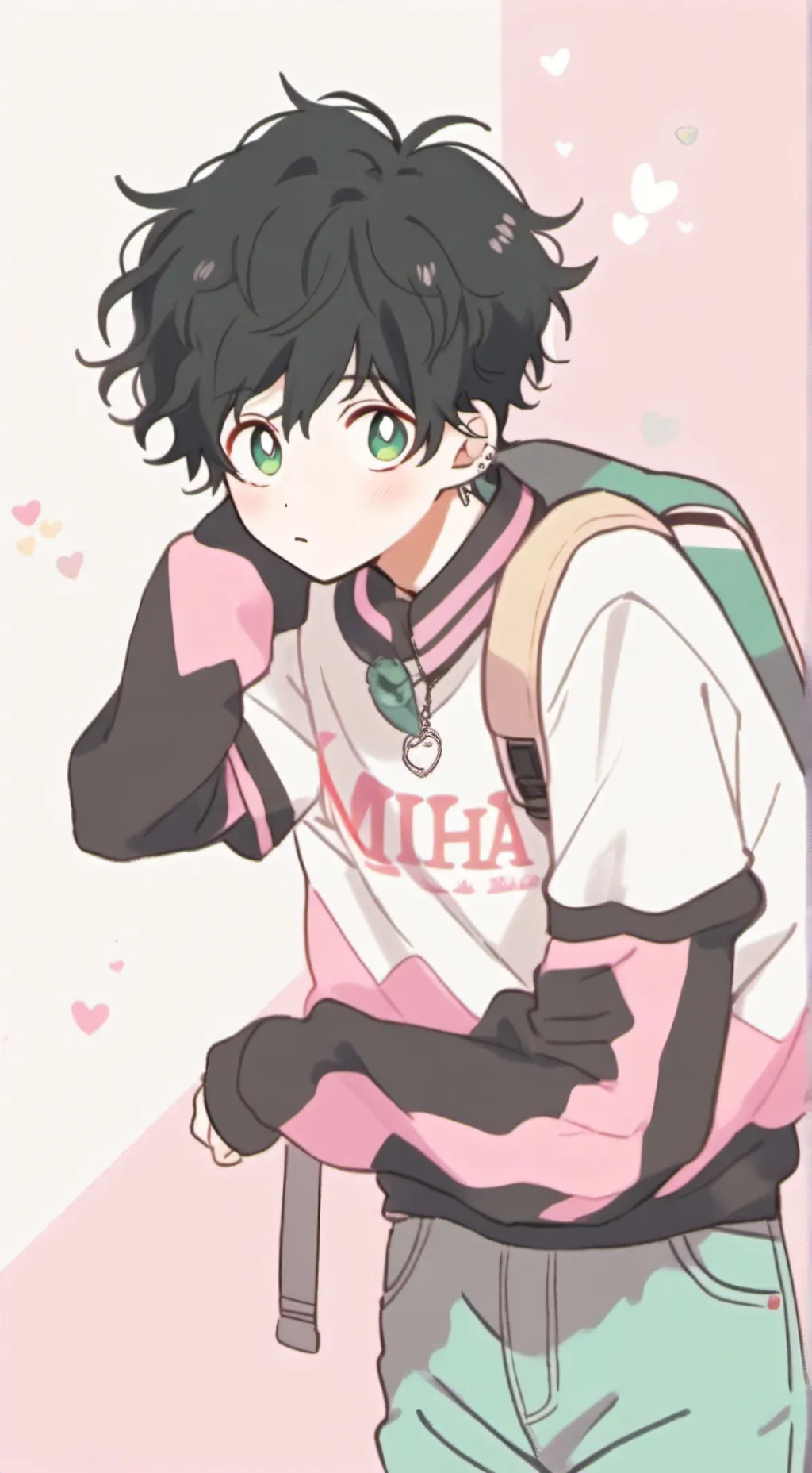 ai character: Izuku Midoriya background