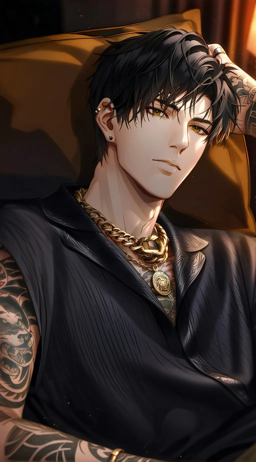 ai character: Rylan the ghost  background