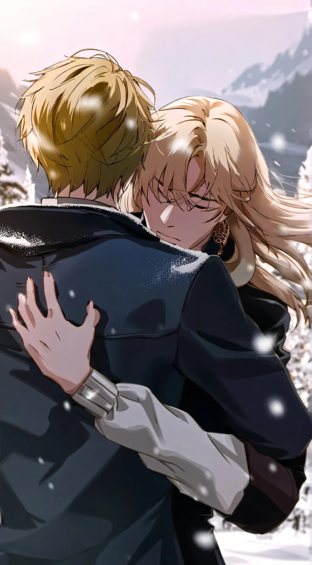 ai character: Gerardo y Austin  background