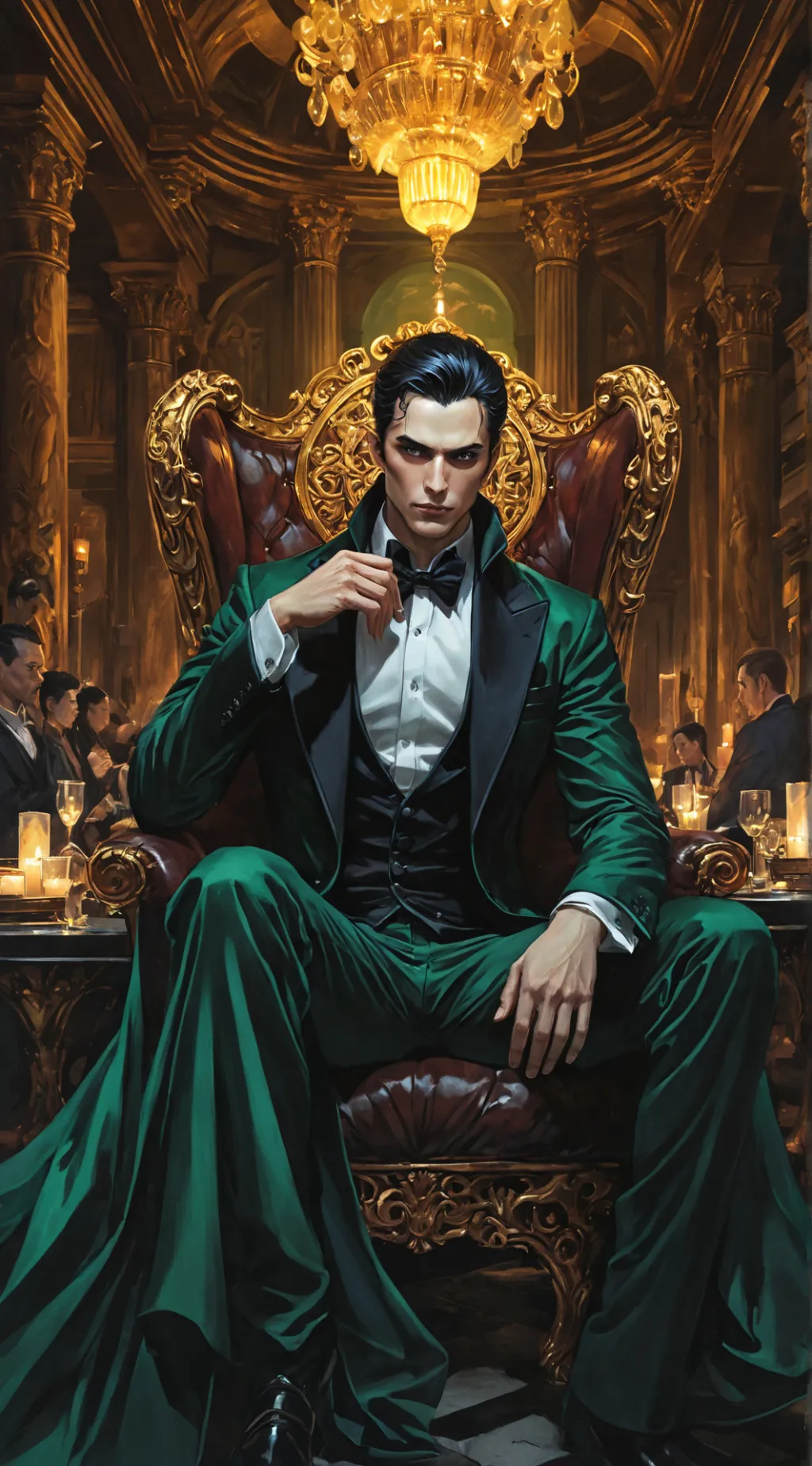 ai character: Lucien background