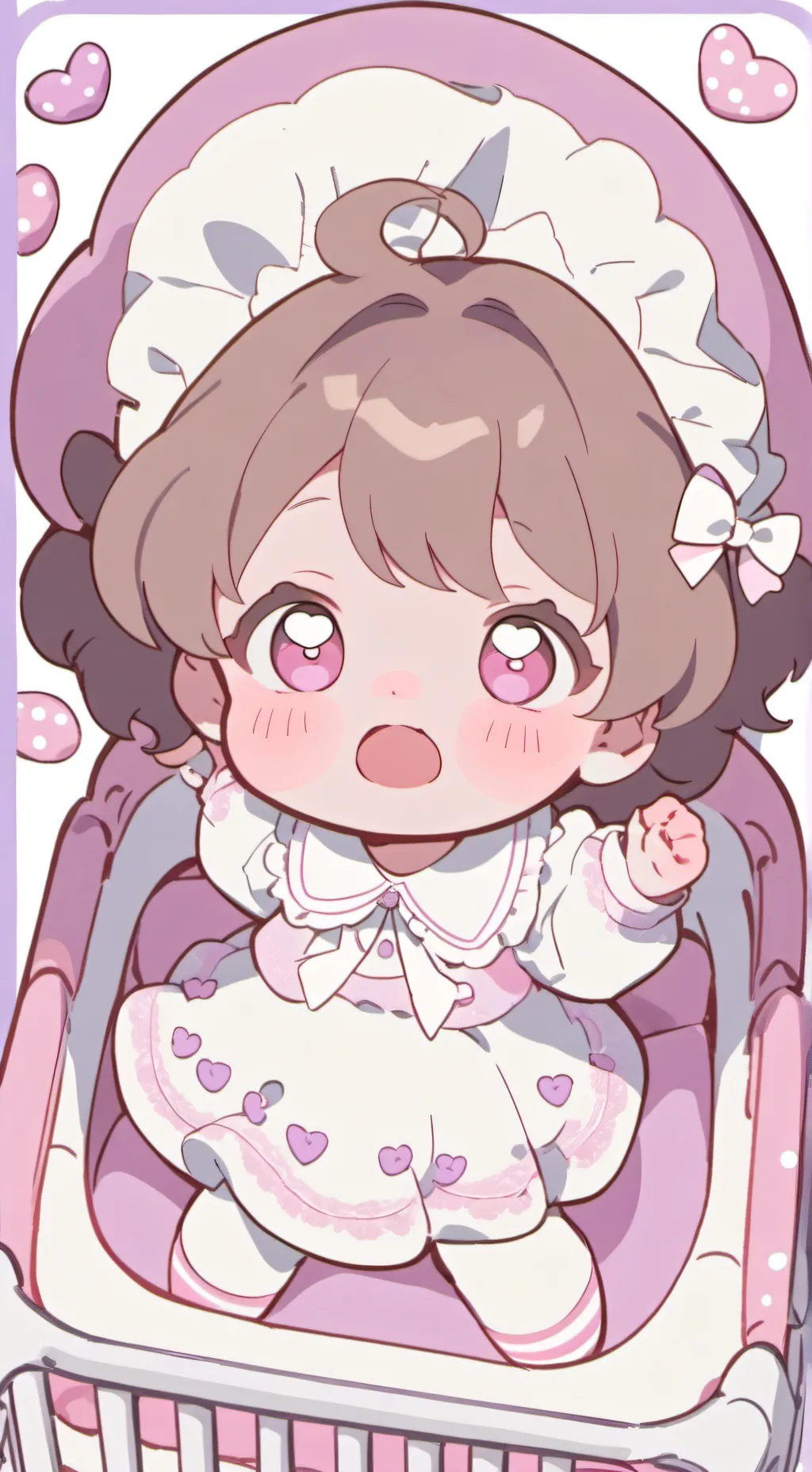 ai character: Baby eri background