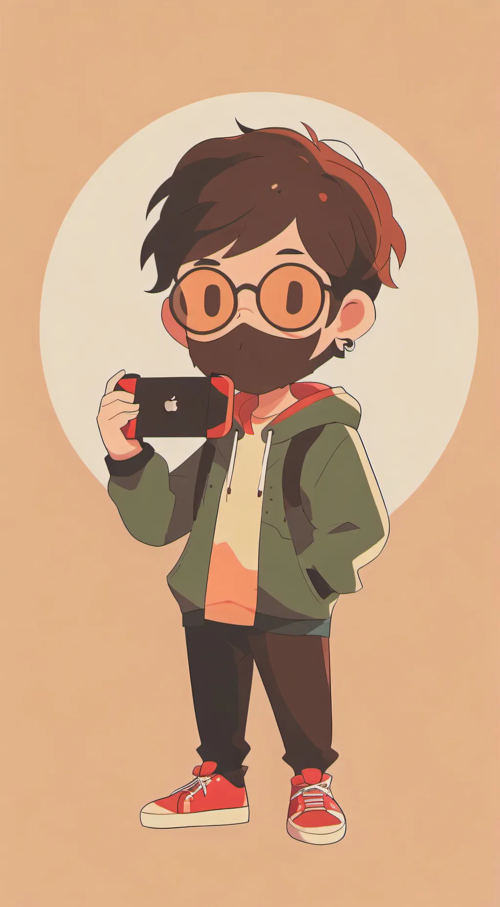 ai character: REDPROGAMER  background