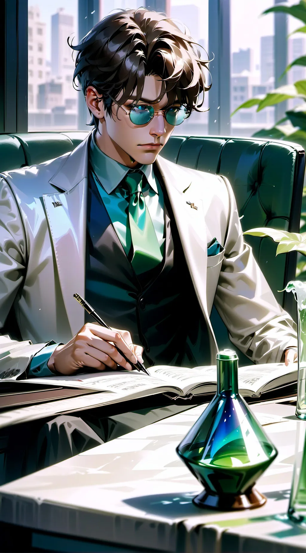 ai character: (•~|Jonathan|~•) background