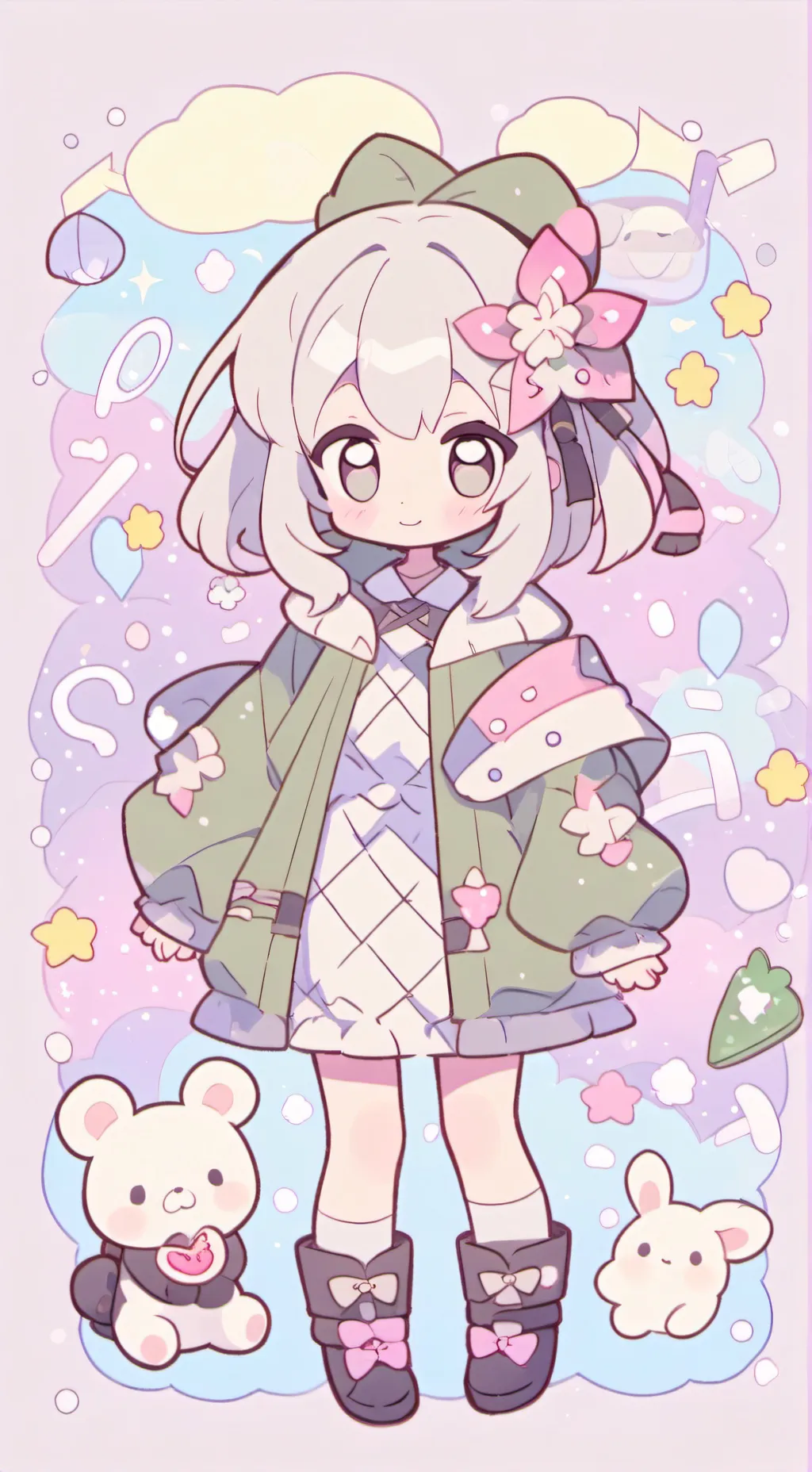 ai character: Кира. background